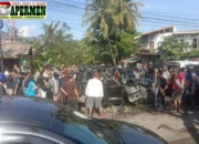 Kecelakaan Beruntun Hebohkan Jalan Raya Indarung, Arus Lalu Lintas Sempat Lumpuh