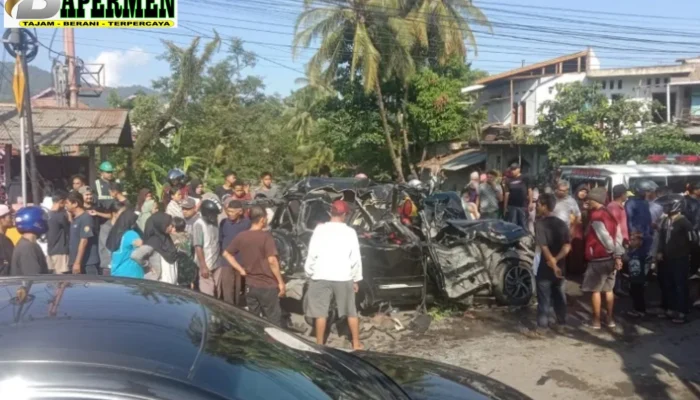 Kecelakaan Beruntun Hebohkan Jalan Raya Indarung, Arus Lalu Lintas Sempat Lumpuh