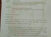 DIRWASTER BAPERMEN Sumbar Surati Kejaksaan Agung Terkait Dugaan Penyimpangan Proyek Irigasi Panti Rao Rp 48 Miliar