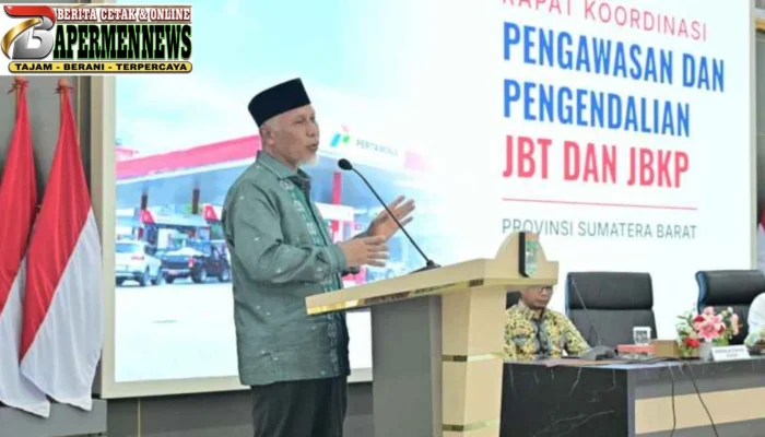 Gubernur Mahyeldi Minta Seluruh Daerah Bentuk Satgas Pengawasan BBM Subsidi