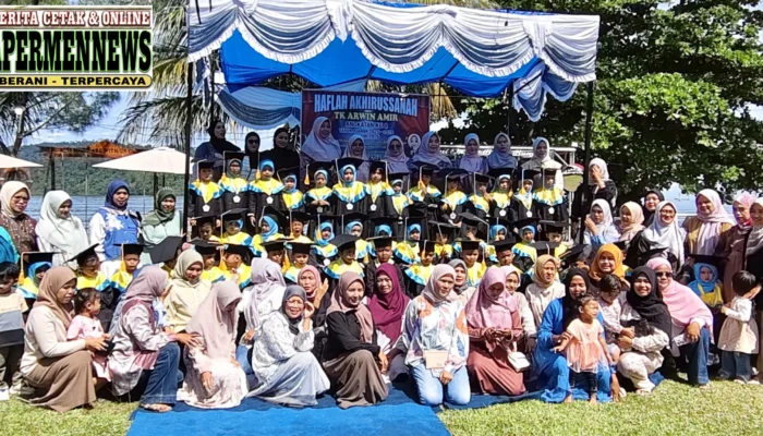 Meriah dan Penuh Haru, TK Arwin Amir Gelar Wisuda Angkatan IV Tahun Ajaran 2025–2026 di Bungus