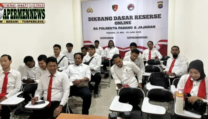 125 Personel Reserse Polresta Padang Ikuti Dikbang Mabes Polri, Perkuat Profesionalisme dan Kualitas Penyidikan