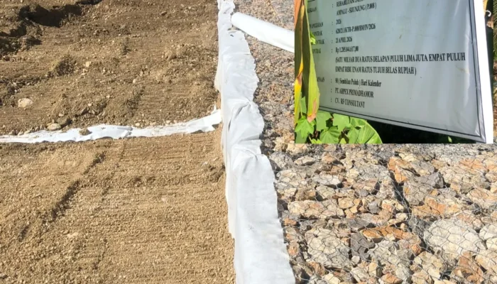 Diduga Minim Pengawasan, Proyek Rehabilitasi Jalan Tanjung Ampalu–Sijunjung Rp1,2 Miliar Disorot