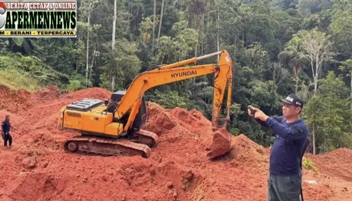 Ditjen Gakkum Kehutanan Hentikan Aktivitas PETI di Hutan Bolaang Mongondow, Dua Orang Jadi Tersangka