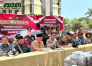 Polda Sumbar Musnahkan 124 Kilogram Ganja, 1,46 Kilogram Sabu dan 201 Pil Ekstasi
