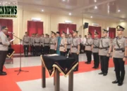 Kapolres Kampar Pimpin Sertijab Kasat Binmas dan Enam Kapolsek