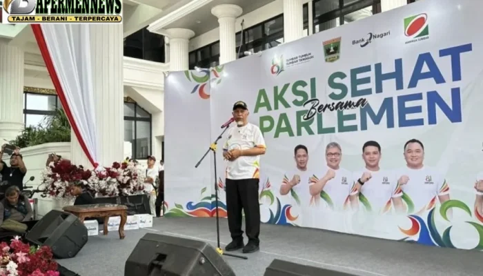 Pemprov dan DPRD Sumbar Perkuat Budaya Hidup Sehat Lewat Aksi Sehat Bersama Parlemen