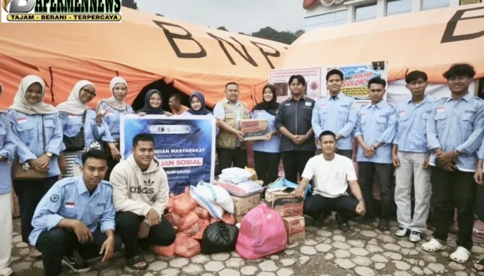 Universitas Muhammad Nasir Bukittinggi Salurkan Bantuan untuk Korban Galodo di Solok