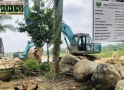 Dugaan Material Batu Jeti Tak Berizin Dipersoalkan dalam Proyek Tanggul Batang Pasaman Senilai Rp6,8 Miliar