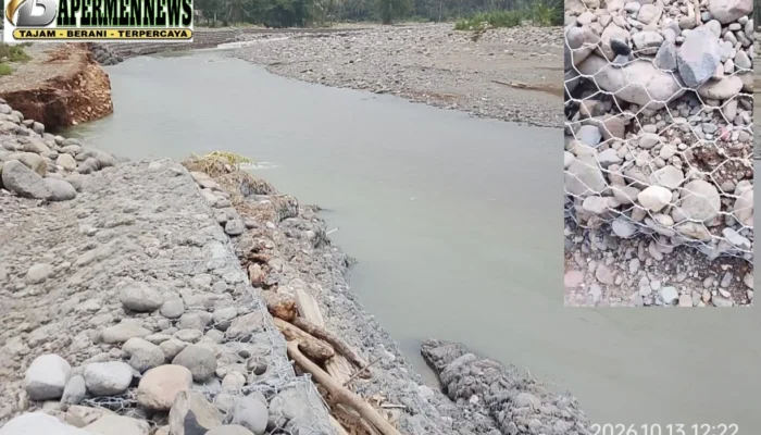 Baru Lima Bulan Dikerjakan, Bronjong di Balai Gadang Jebol Diterjang Banjir, Dua Rumah Hanyut