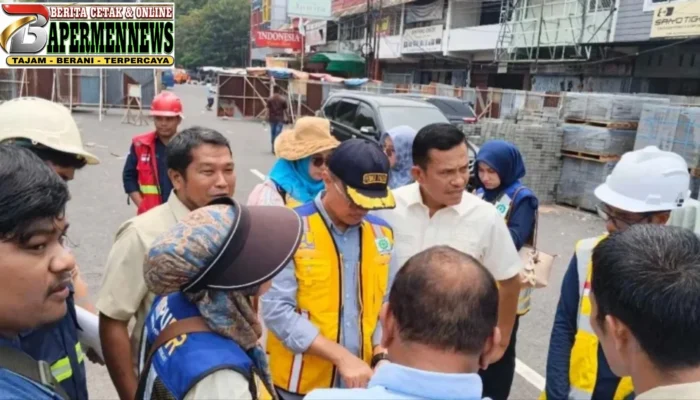 Komisi III DPRD Padang Soroti Progres Proyek Air Mancur Pasar Raya, Anggaran Tembus Rp9 Miliar