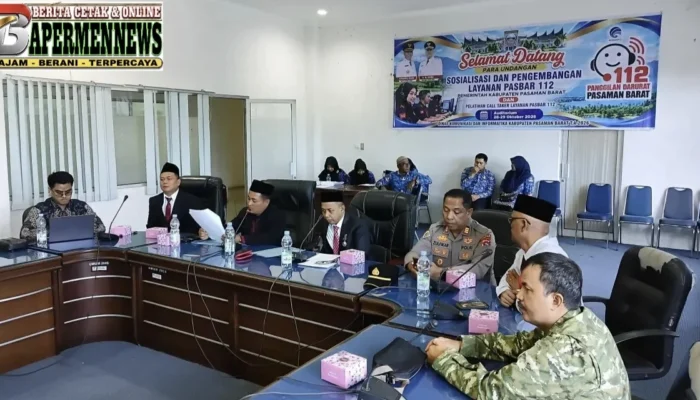 Pemkab Pasaman Barat Perkuat Pasbar 112, Layanan Darurat Masyarakat Ditingkatkan